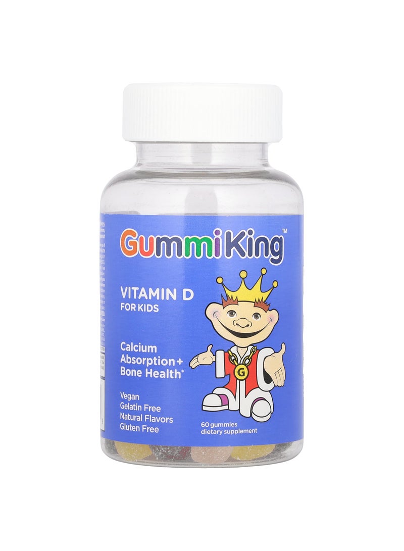 Vitamin D for Kids, 60 Gummies (7.5 mcg per Gummy)